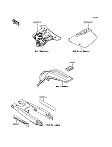 KX125 Наклейки