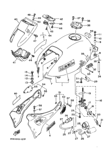 FZX250 Fuel tank assy