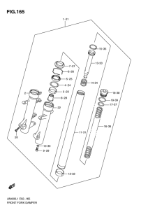 AN400 Демпфер передней вилки
