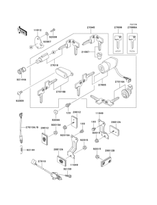 VN800 Замок зажикания
