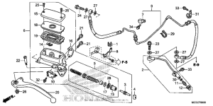 ST1300 (ABS) Цилиндр сцепления