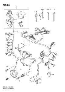 GZ125 Жгут проводов