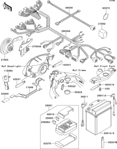 ZX1100 Электрика