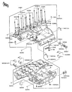 ZN1300 Картер двигателя