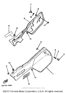 IT250K Боковые обтекатели
