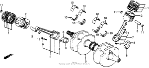 VF500C Коленвал