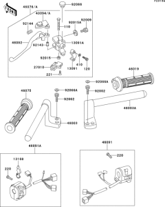 EX250 Handlebar(ex250-h2-h5)