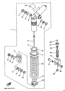 TZ250 Задняя подвеска