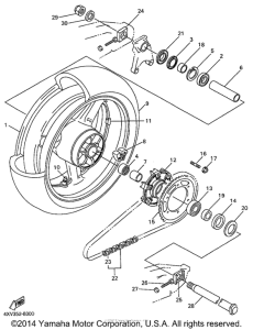 YZF-R1 Переднее колесо