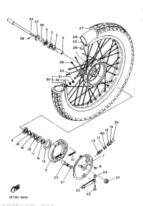 XT500 Переднее колесо
