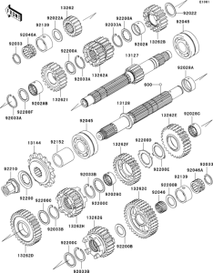 ZR750 Трансмиссия