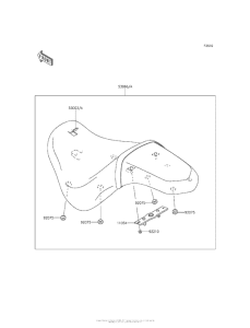 VN900 Сиденье