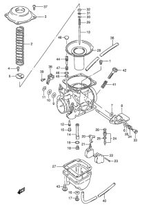 GN125 Carburetor assy