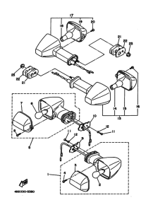 TRX850 Проблесковый световой сигнал