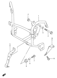 GSF1200S (ABS) Cowling brace