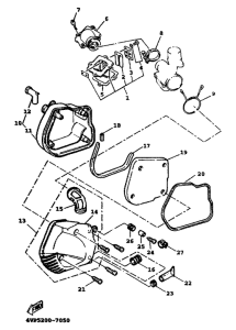 YW100T Впускная система