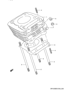 DR125 Цилиндр