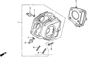 Z50R Головка цилиндров