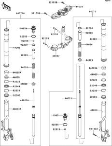 ZR800 Передняя вилка