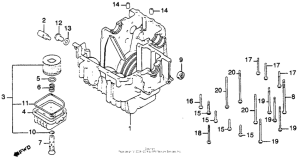 CM450 Lower crankcase