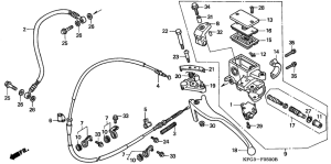 FES250 Задний тормозной цилиндр