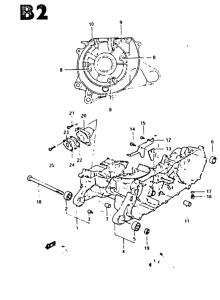 CS50 Картер двигателя
