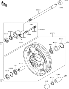  Переднее колесо