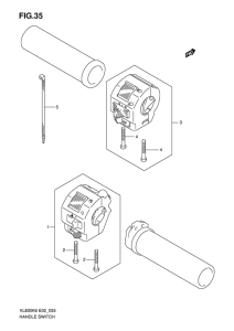 VL800 Рулевой переключатель