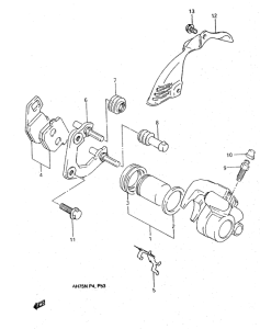 AH75 Передний суппорт