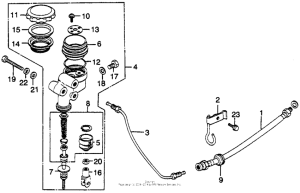 GL1000 Задний торм цилиндр