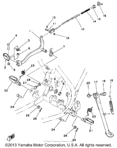 IT125G Stand - footrest