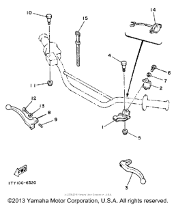 IT200S Handle switch-lever