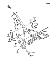 KMX125 Рама ,крепежные детали