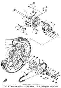 RD125B Переднее колесо