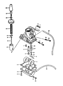 ZR50 Carburetor assy