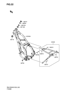 RM-Z250 Frame comp