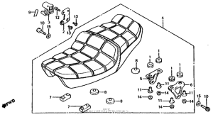 CB1000 Сиденье