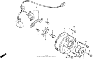  Крышка картера левая