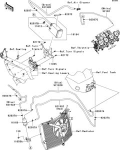 ZX600 Топливная система