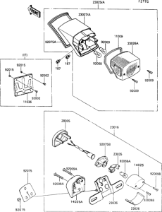  Задний фонарь