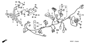 CBF600S Harness wire