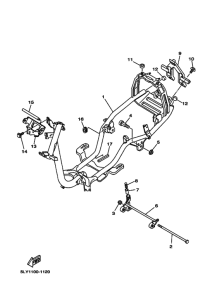 YJ50R YJ50RN Frame comp