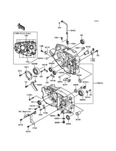 BJ250LFFA クランクケース