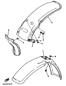 YZ250 YZ250U Крыло
