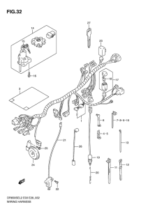 DR650 Жгут проводов