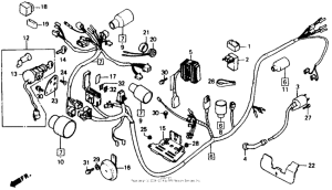 CH150 Ch160 wire harness 85
