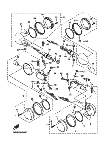 XVS650 Проблесковый световой сигнал
