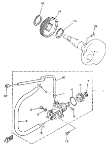 YA50R Масляный насос