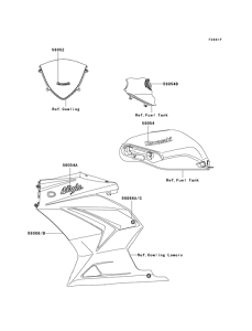 EX250 Наклейки