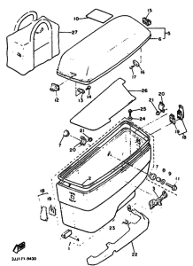 XVZ13DA Saddle bag 1
